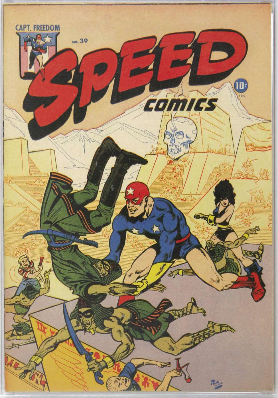 Book Cover For Speed Comics 39 - Version 1