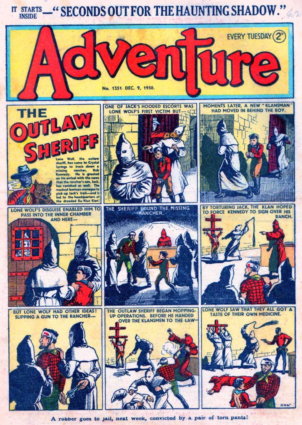 Comic Book Cover For Adventure 1351
