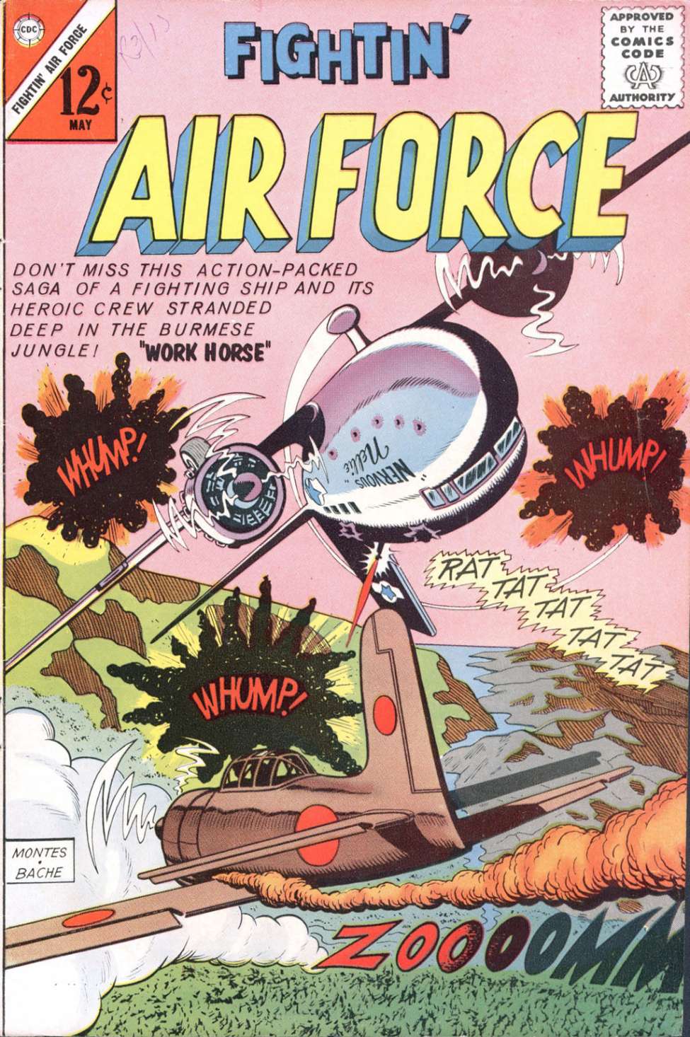 Comic Book Cover For Fightin' Air Force 38