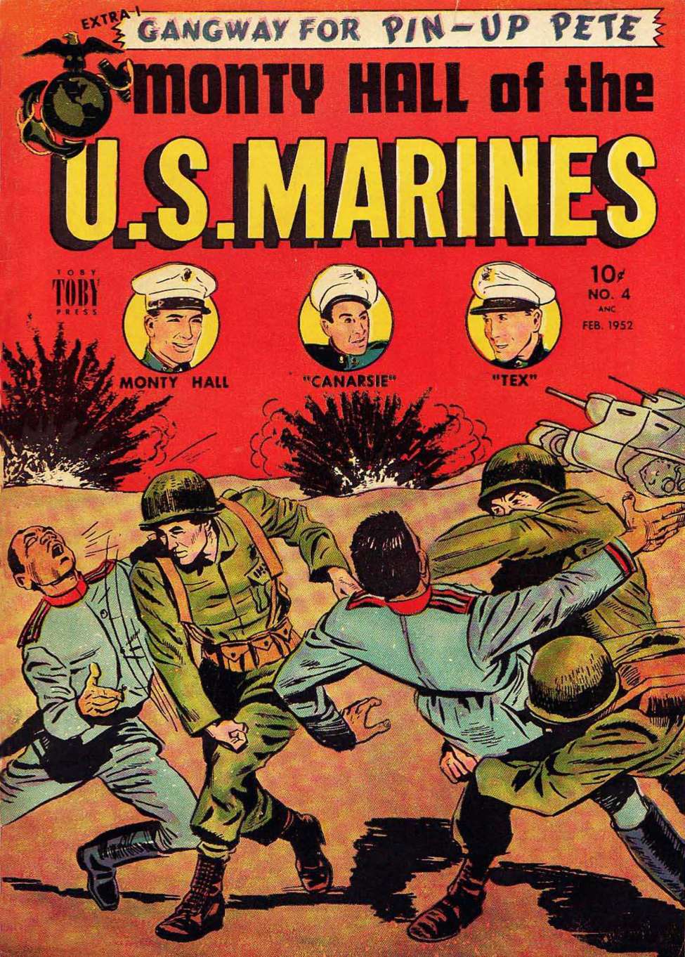 Book Cover For Monty Hall of the U.S. Marines 4 - Version 2