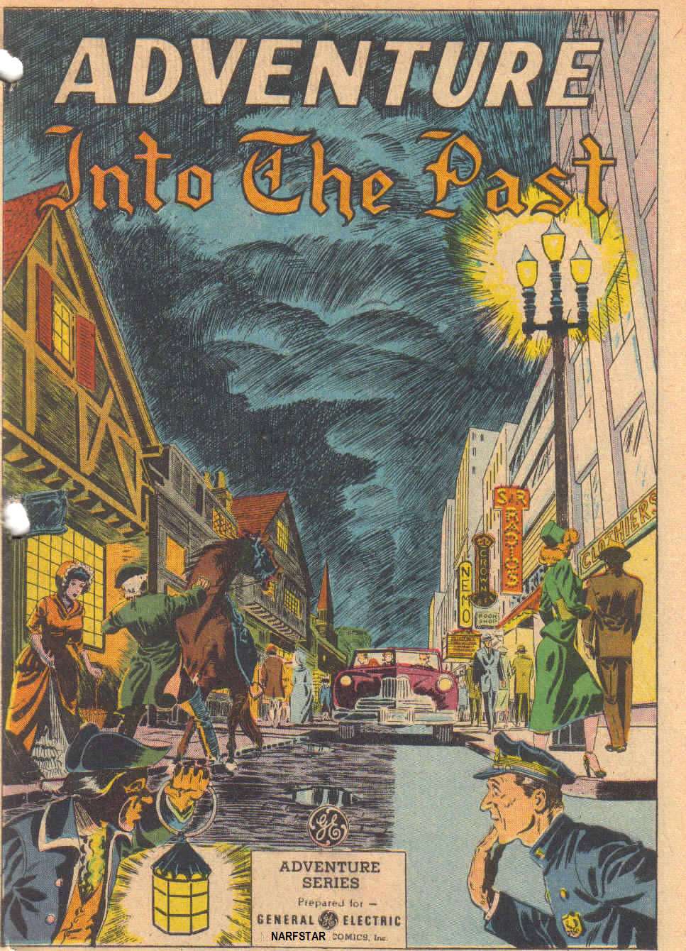 Comic Book Cover For Adventure Into the Past