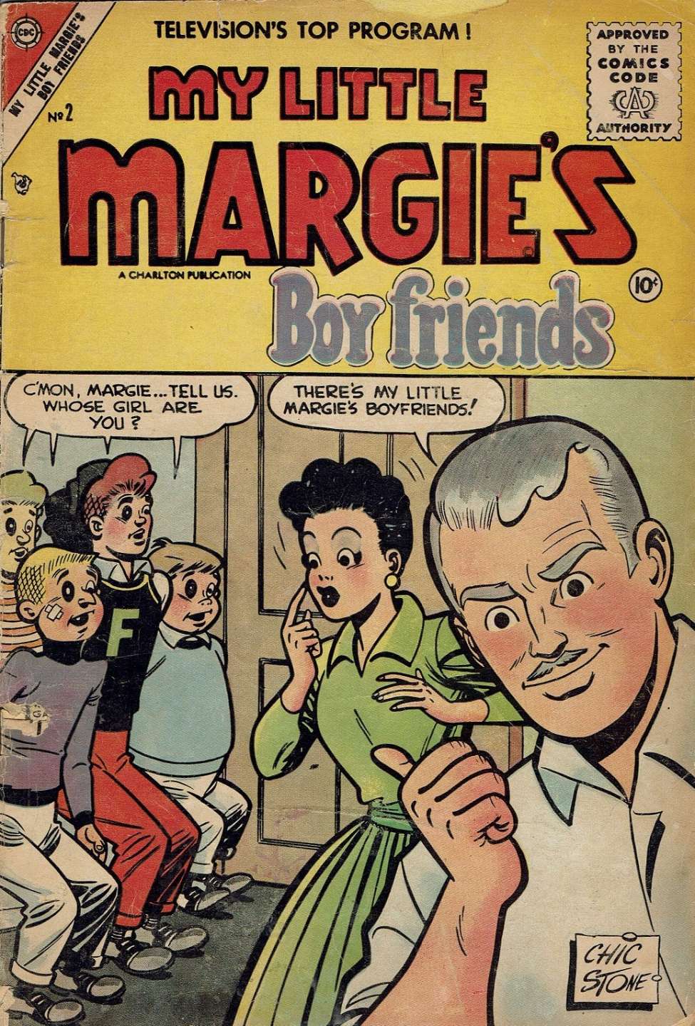 Comic Book Cover For My Little Margie's Boyfriends 2