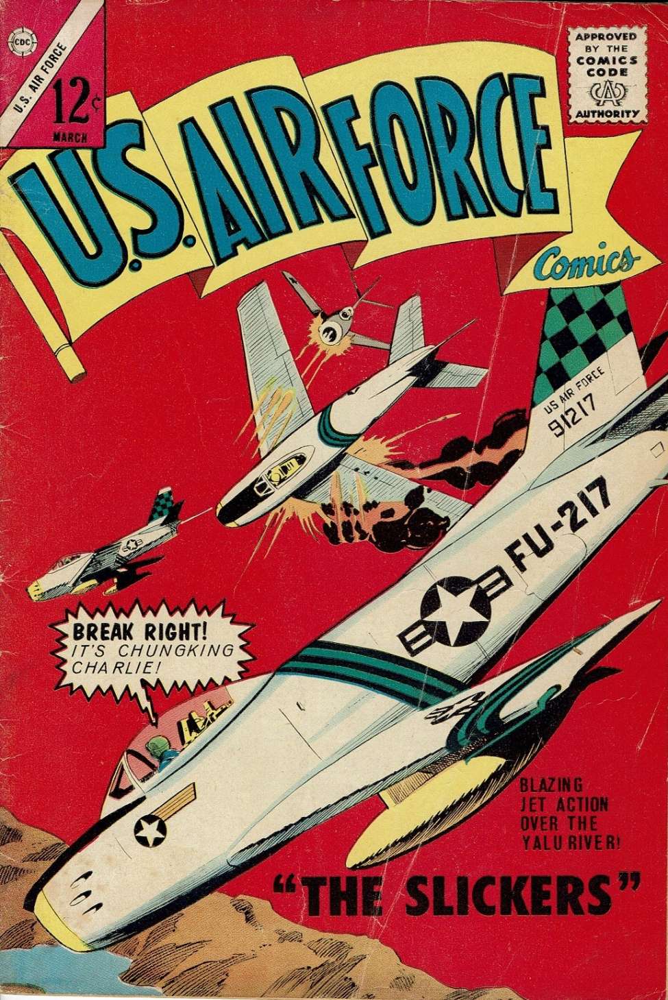 Comic Book Cover For U.S. Air Force Comics 32