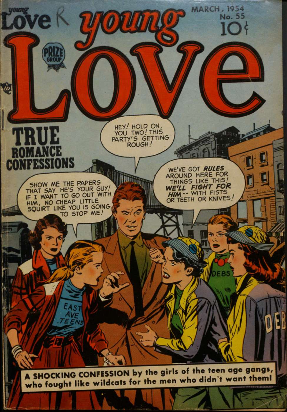 Comic Book Cover For Young Love 55