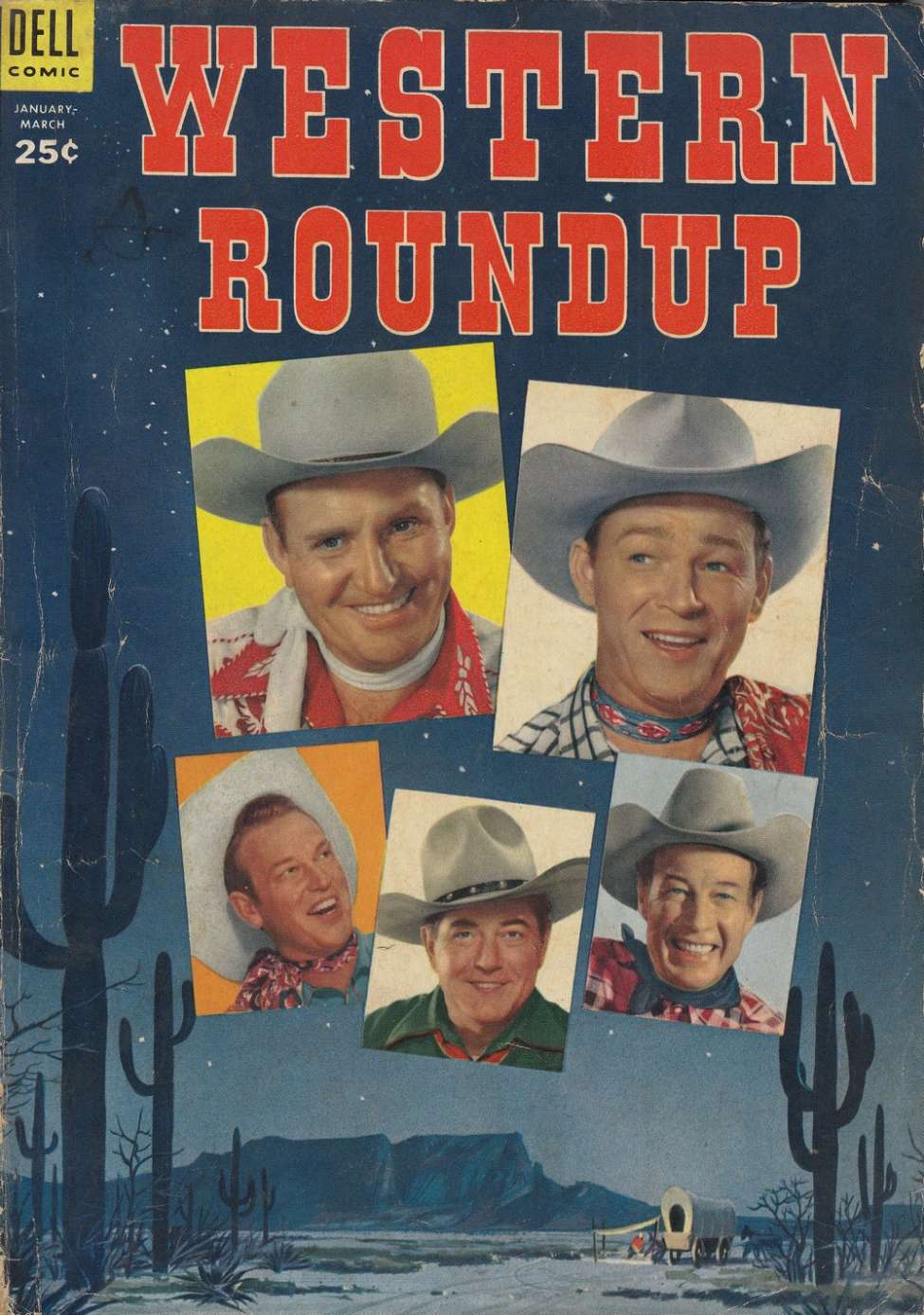 Comic Book Cover For Western Roundup 5 (inc)