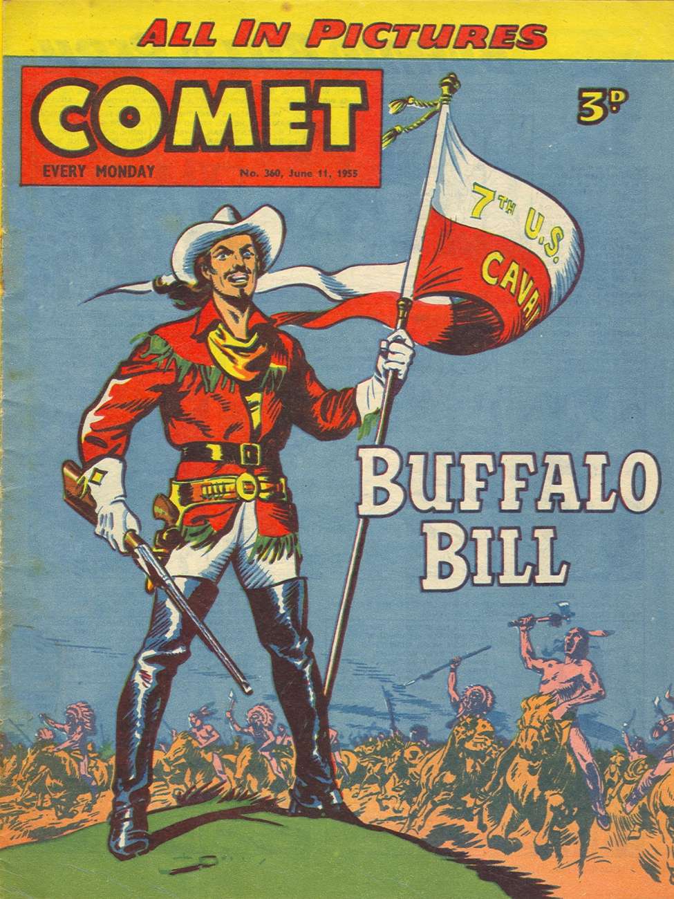 Comic Book Cover For The Comet 360