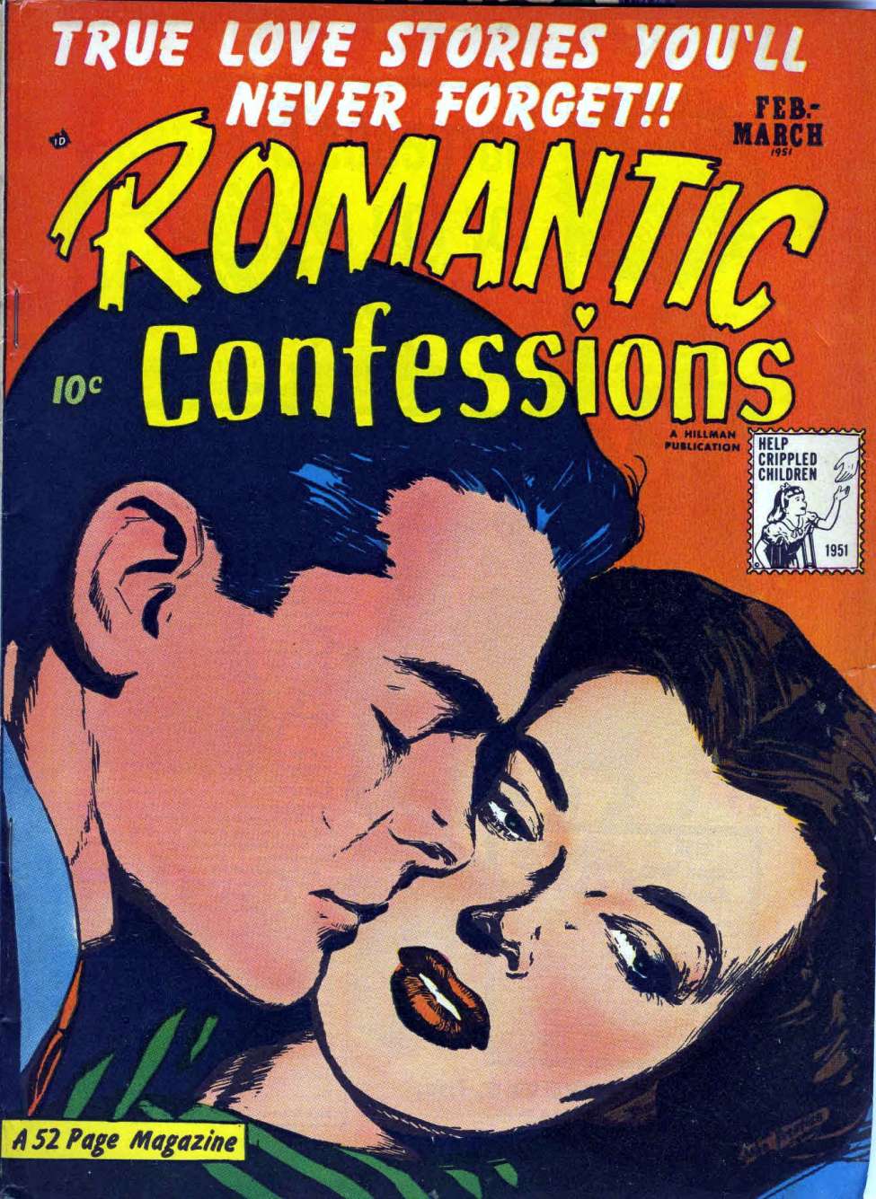 Comic Book Cover For Romantic Confessions v1 12