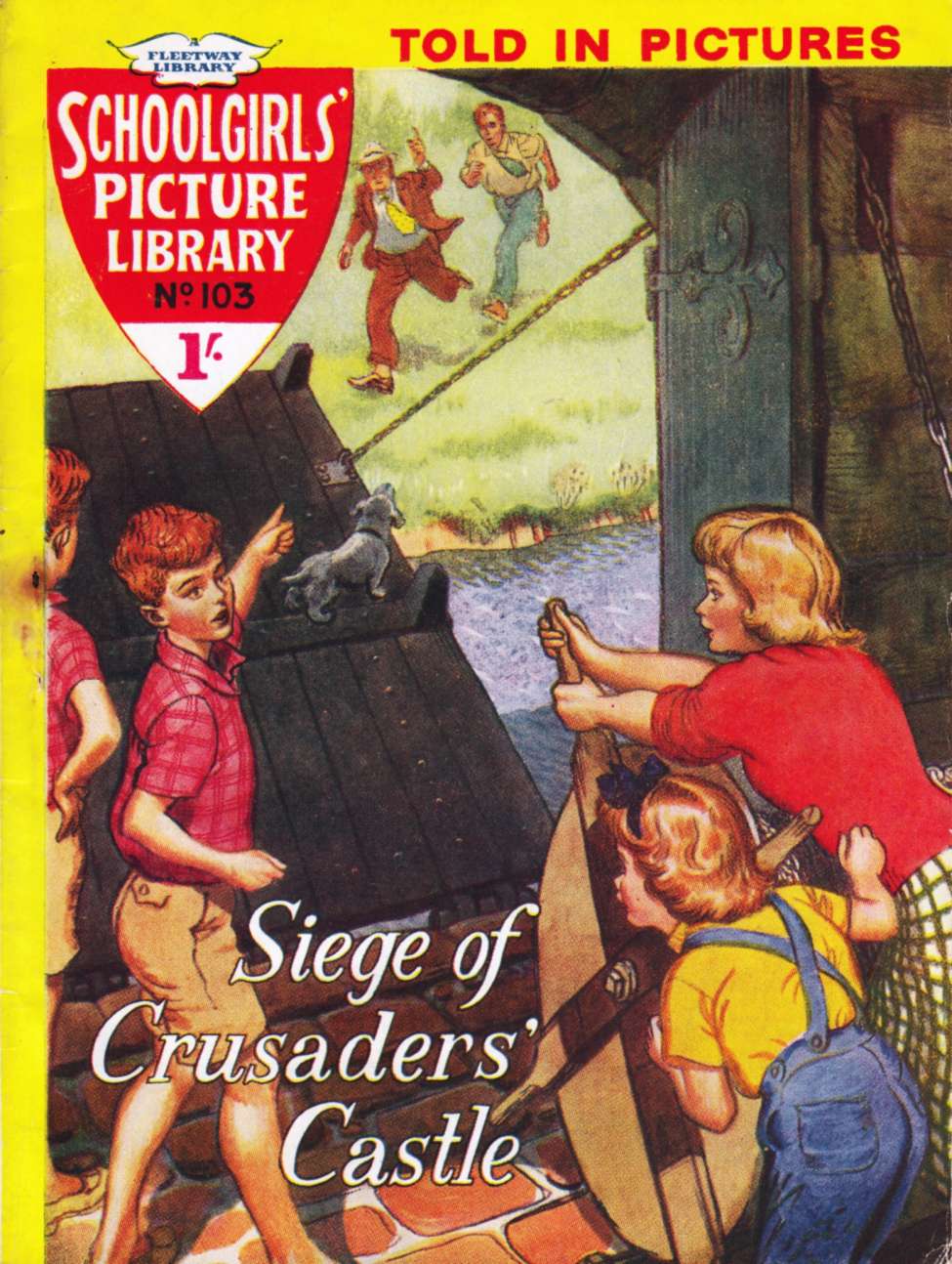 Comic Book Cover For Schoolgirls' Picture Library 103 - Siege of Crusaders' Castle