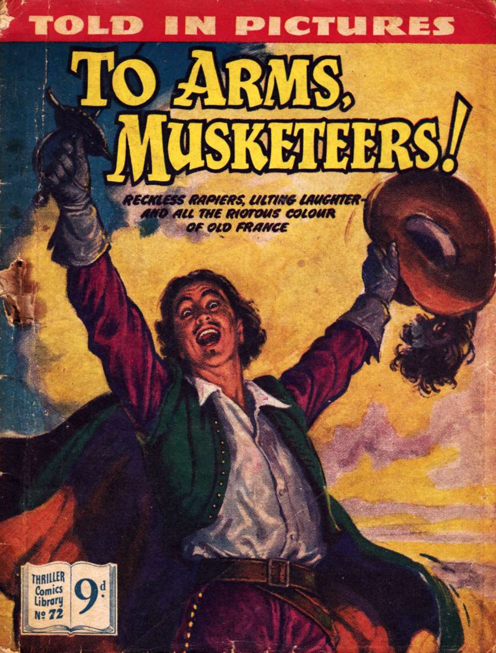 Book Cover For Thriller Comics Library 72 - To Arms, Musketeers!