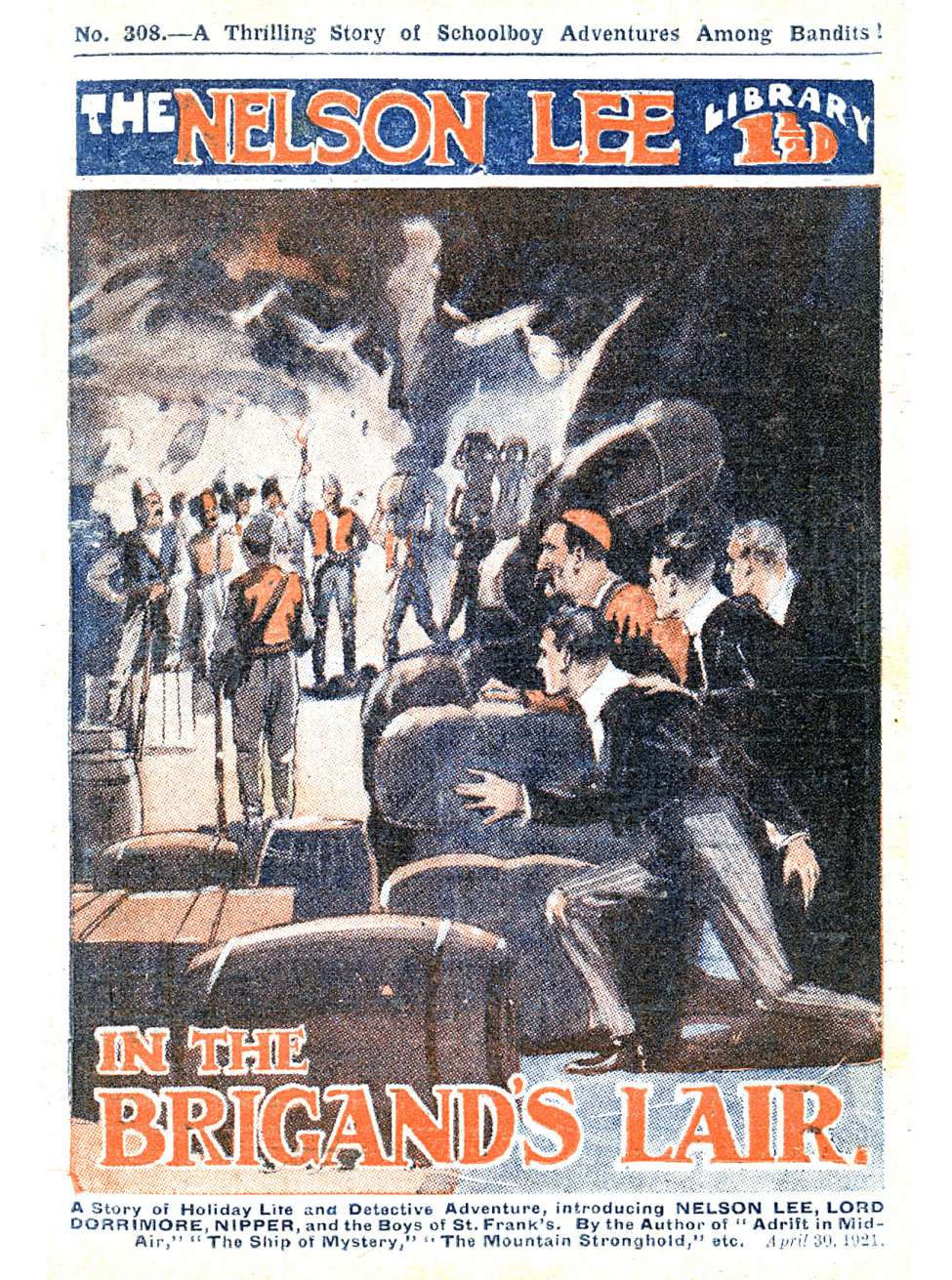 Book Cover For Nelson Lee Library s1 308 - In the Brigand's Lair