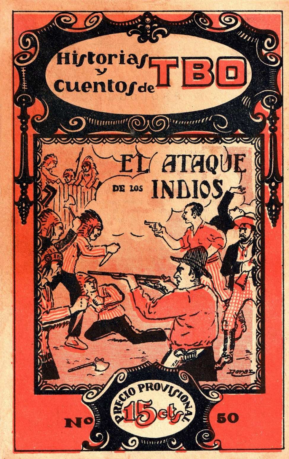 Book Cover For Historias y Cuentos de TBO 50 - El Attaque de los Indios