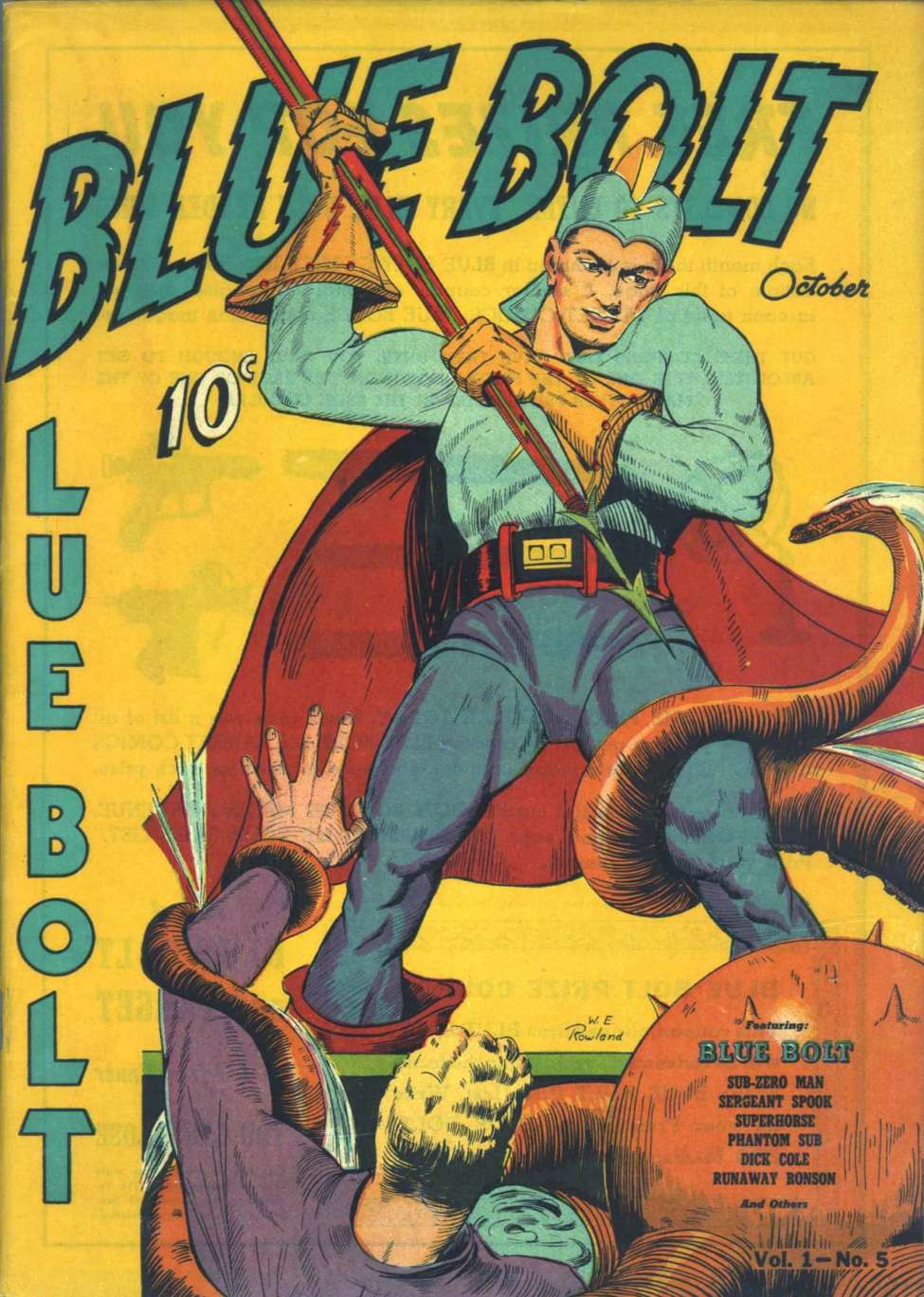 Book Cover For Blue Bolt v1 5