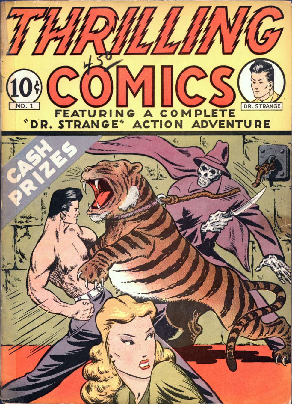 Book Cover For Thrilling Comics 1 - Version 1