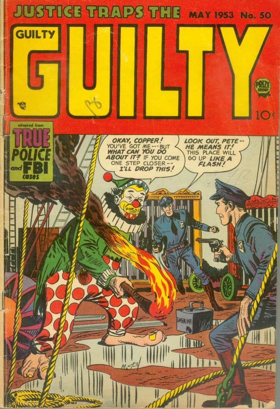 Comic Book Cover For Justice Traps the Guilty 50