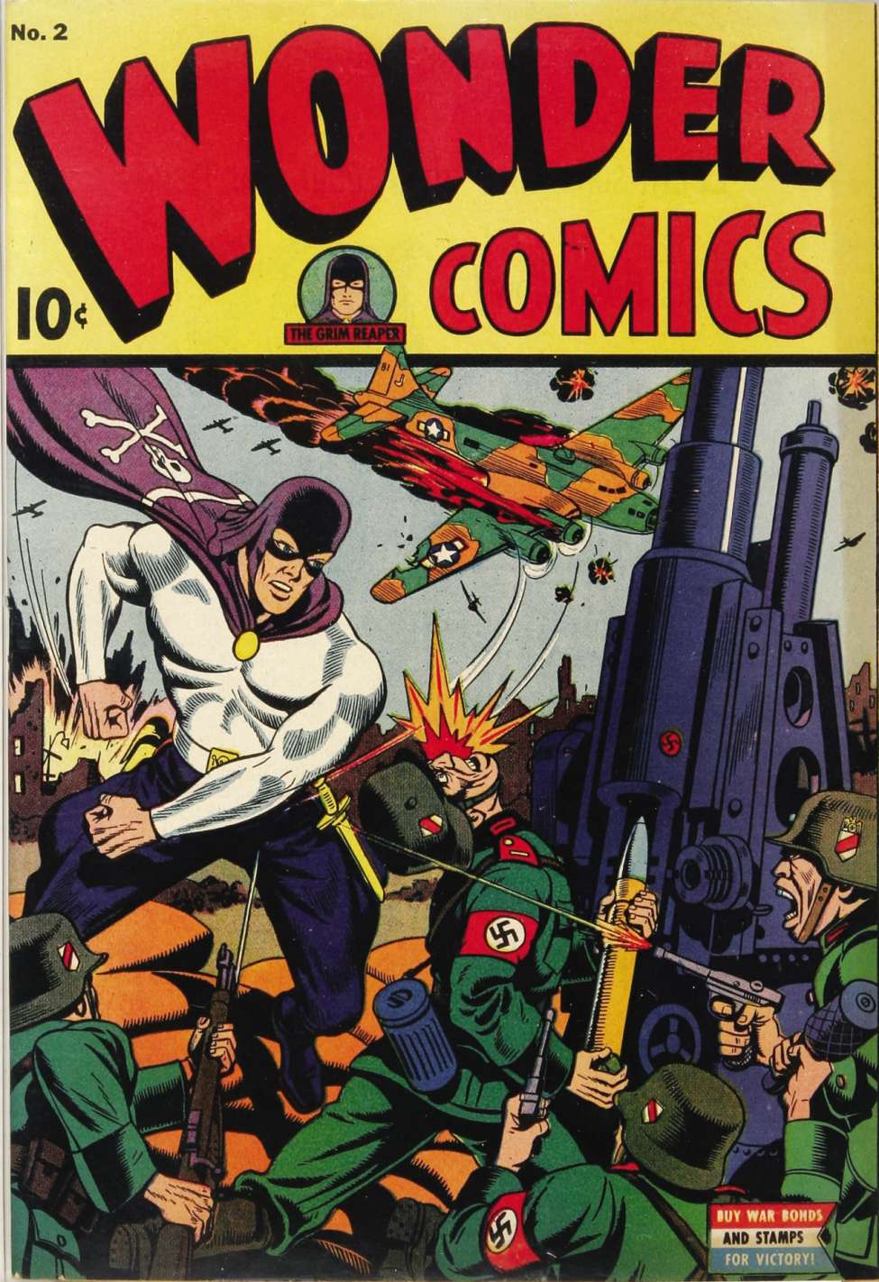Comic Book Cover For Wonder Comics 2