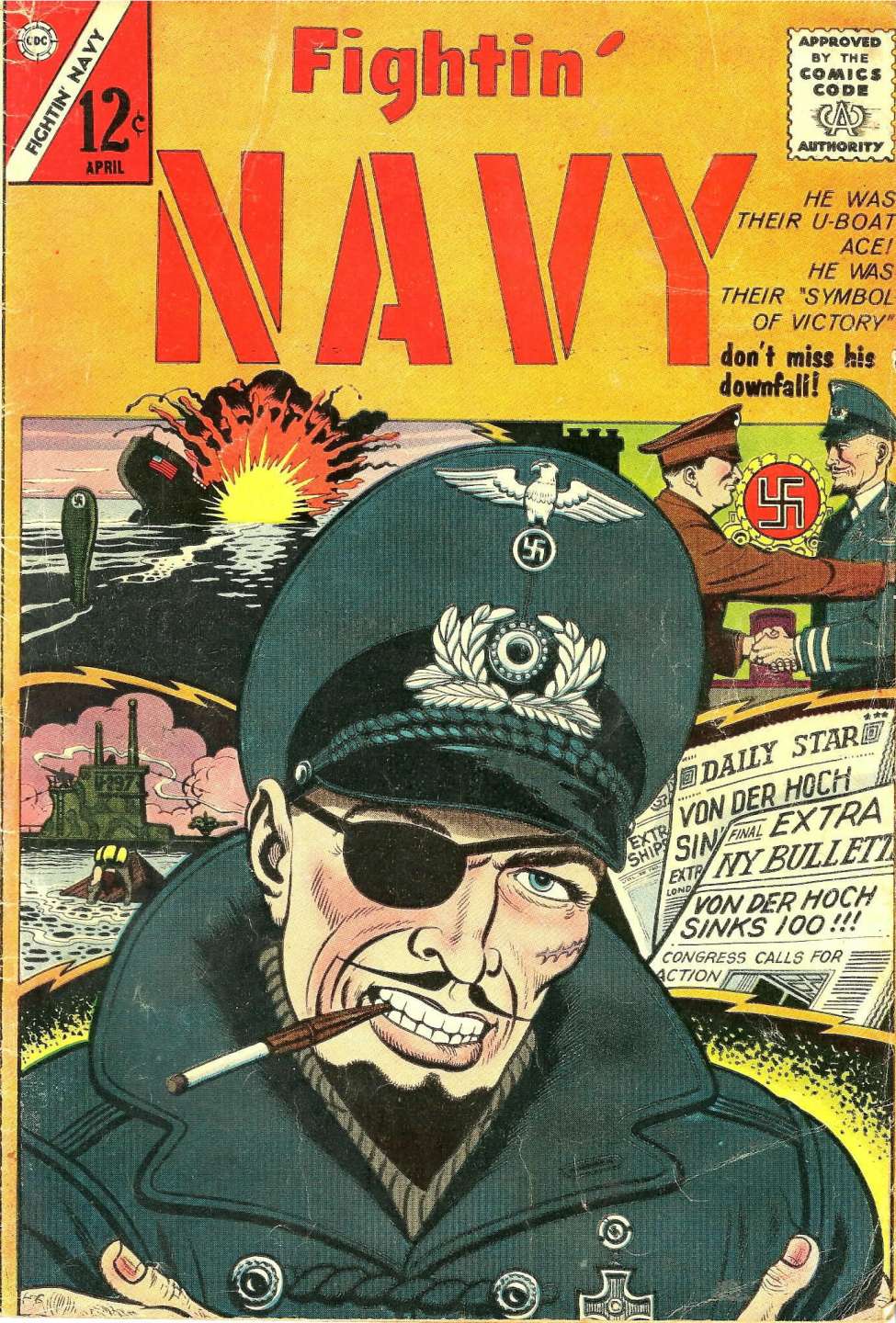 Comic Book Cover For Fightin' Navy 109