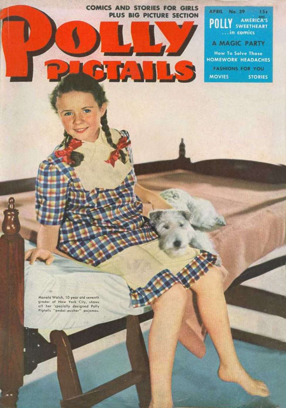 Comic Book Cover For Polly Pigtails 39