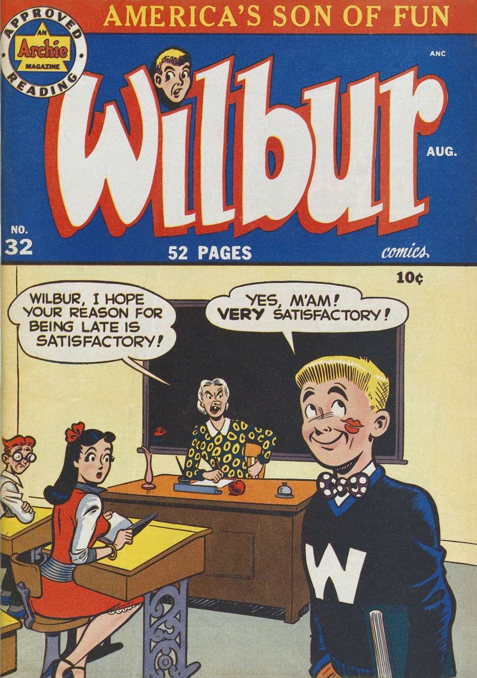 Book Cover For Wilbur Comics 32