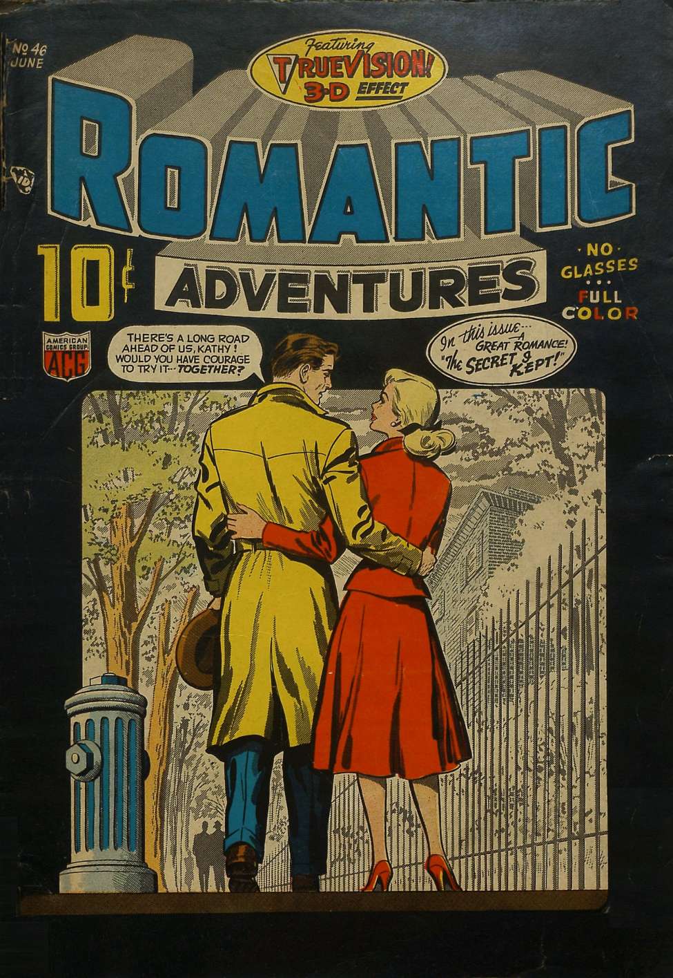 Comic Book Cover For Romantic Adventures 46
