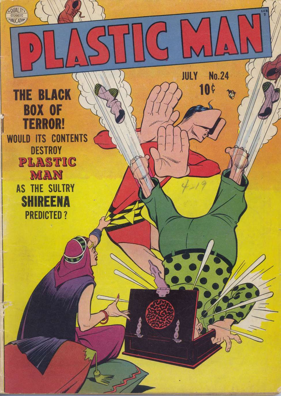 Comic Book Cover For Plastic Man 24