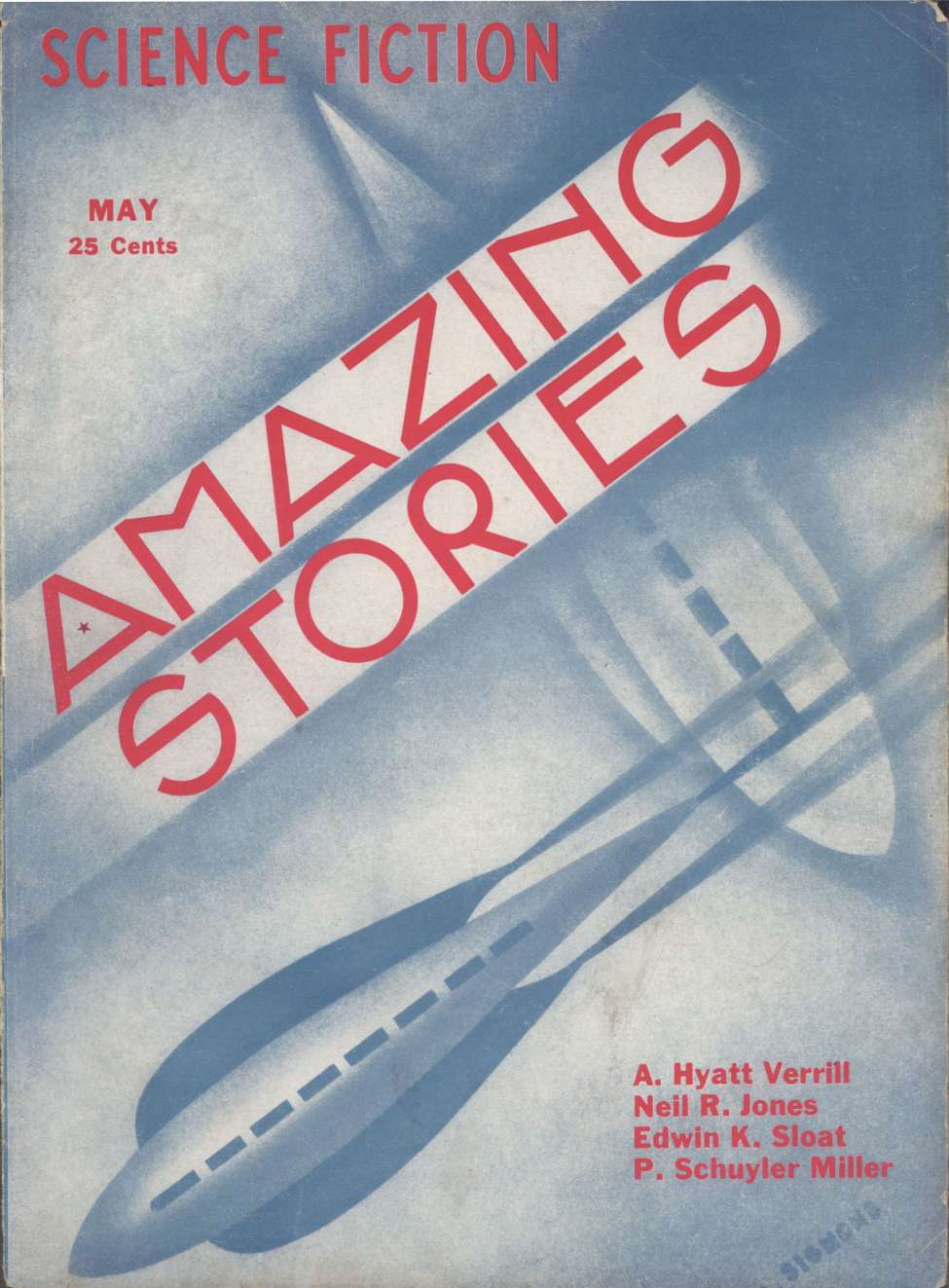 Book Cover For Amazing Stories v8 2 - The Death Drum - A. Hyatt Verrill