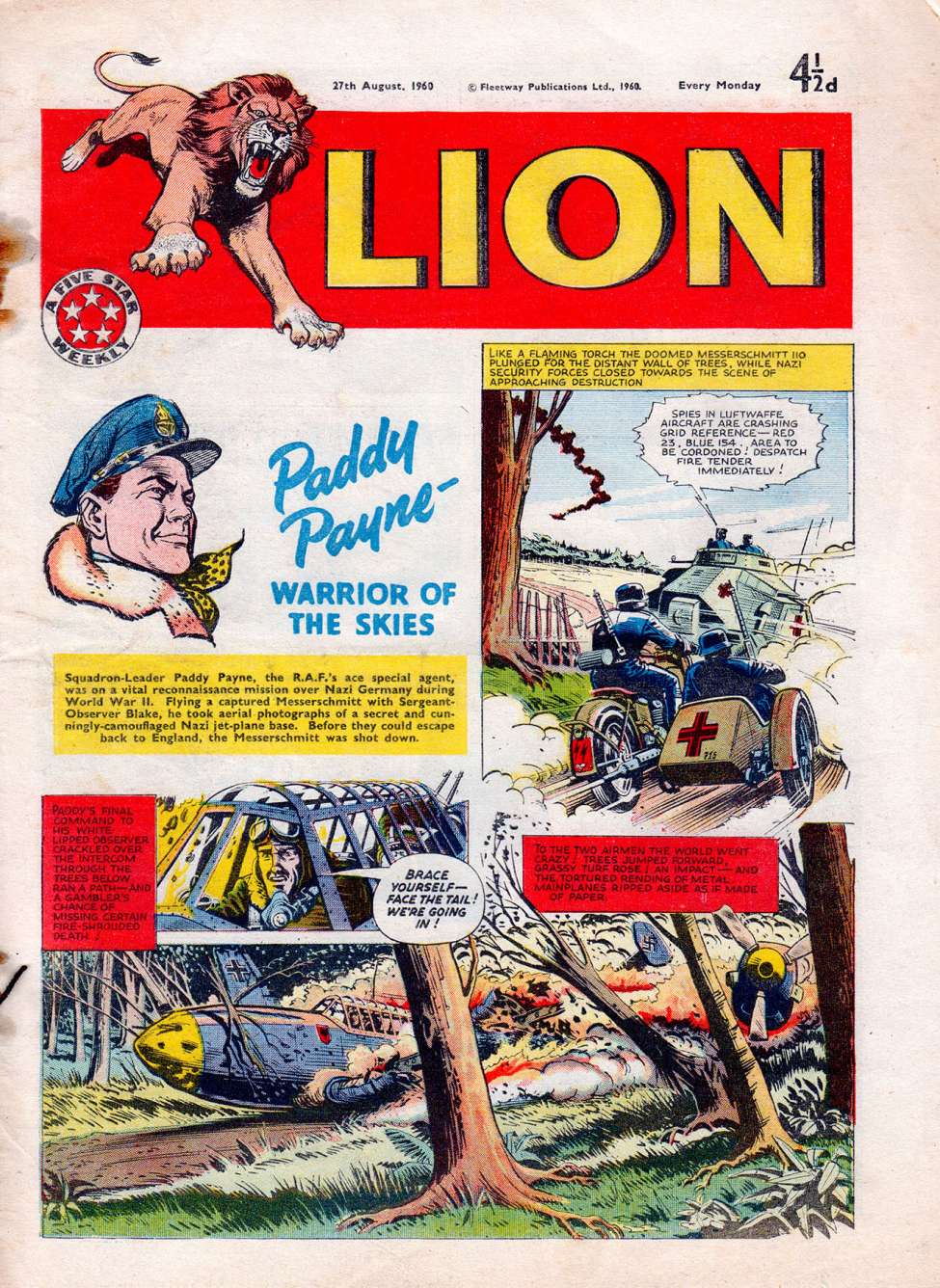 Comic Book Cover For Lion 438