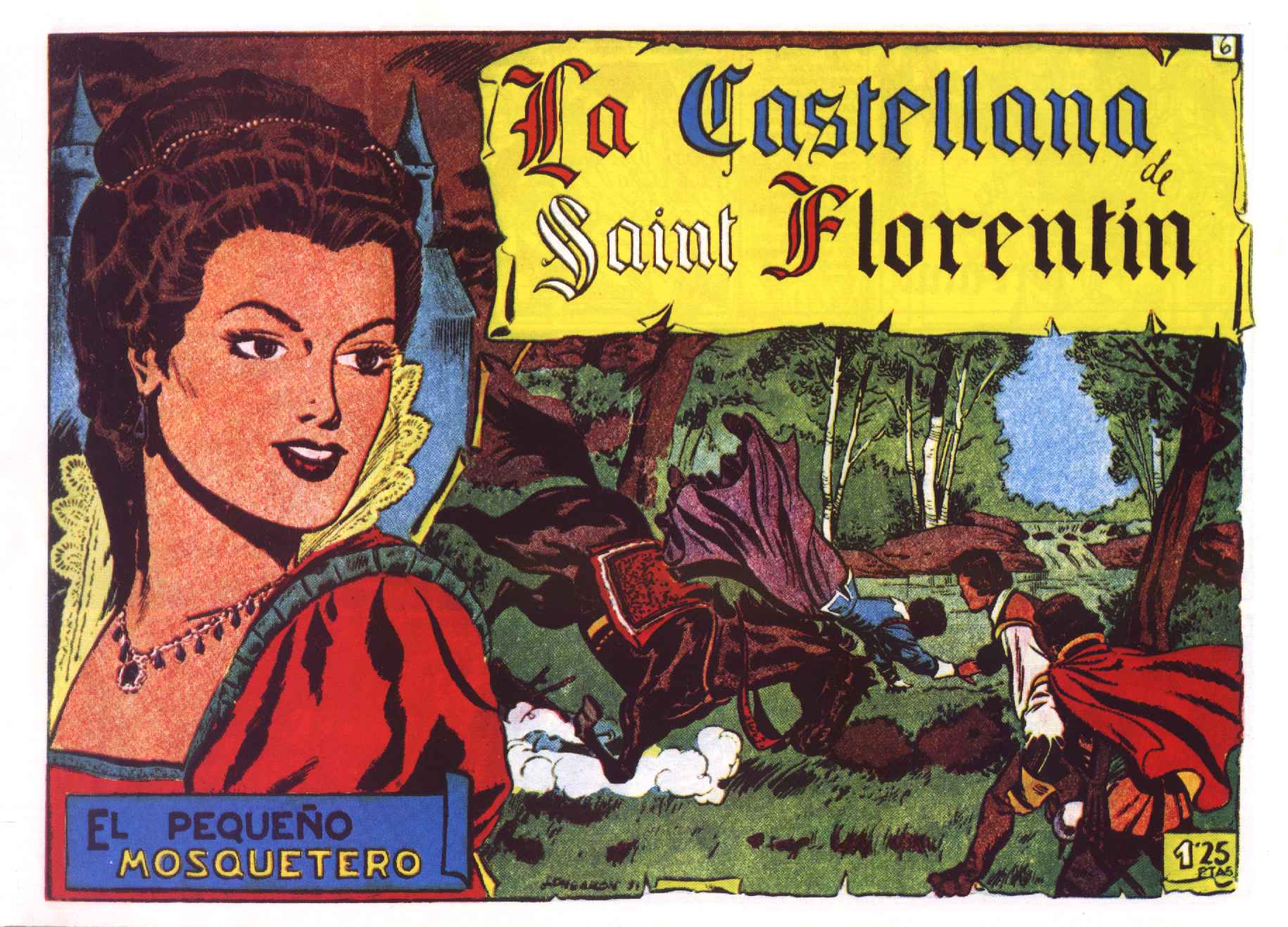 Comic Book Cover For El Pequeño Mosquetero 6 - La Castellana De Sant Florentin