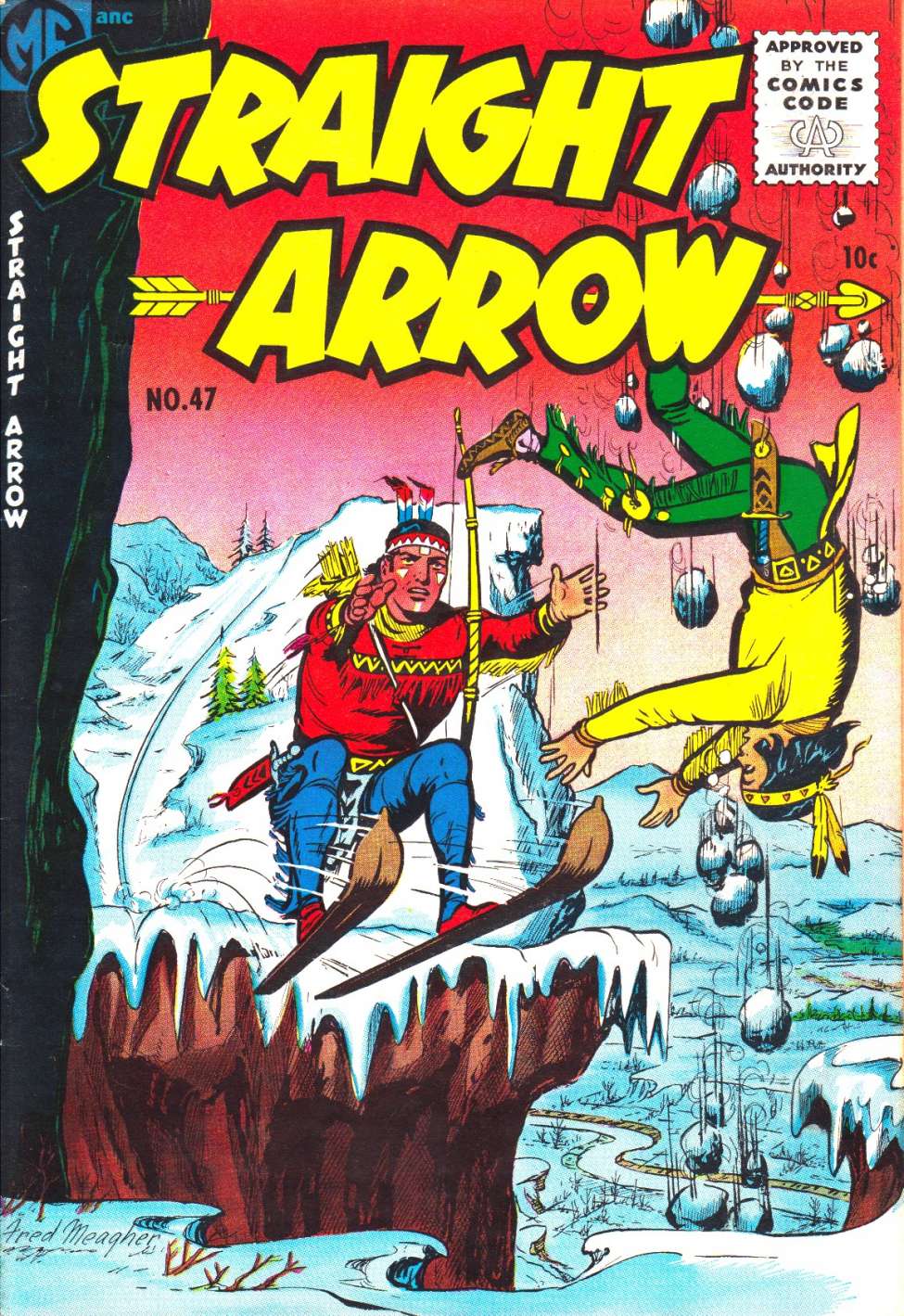 Comic Book Cover For Straight Arrow 47