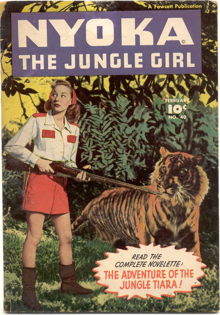 Book Cover For Nyoka the Jungle Girl 40 - Version 1