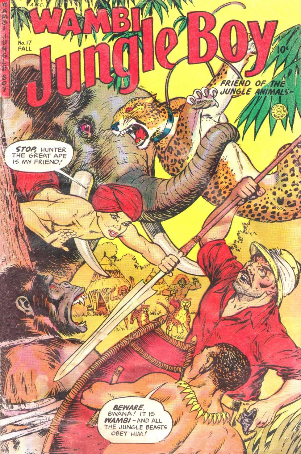 Book Cover For Wambi, Jungle Boy 17