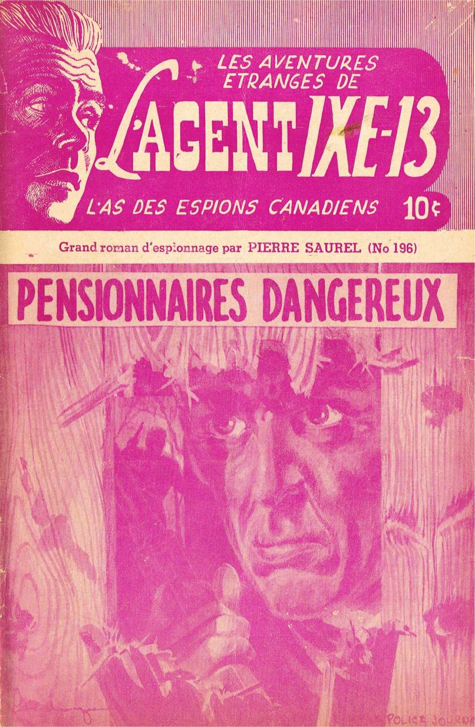 Comic Book Cover For L'Agent IXE-13 v2 196 - Pensionnaires dangereux