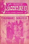 Cover For L'Agent IXE-13 v2 196 - Pensionnaires dangereux