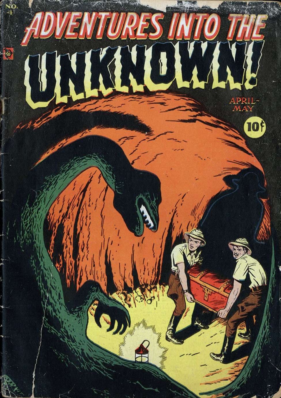 Comic Book Cover For Adventures into the Unknown 4