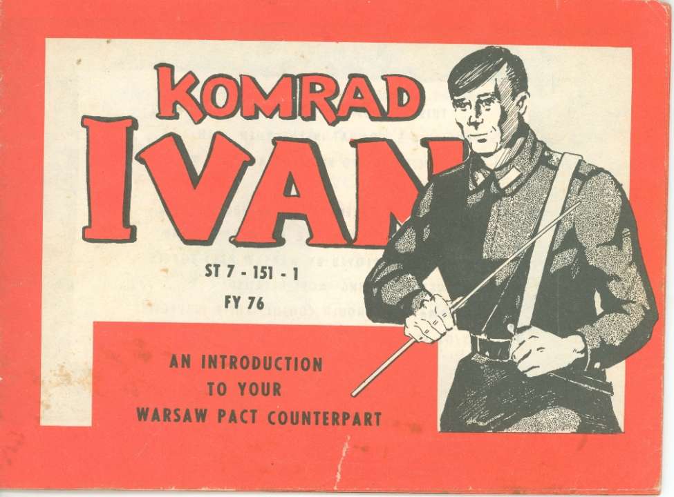 Comic Book Cover For Komrad Ivan