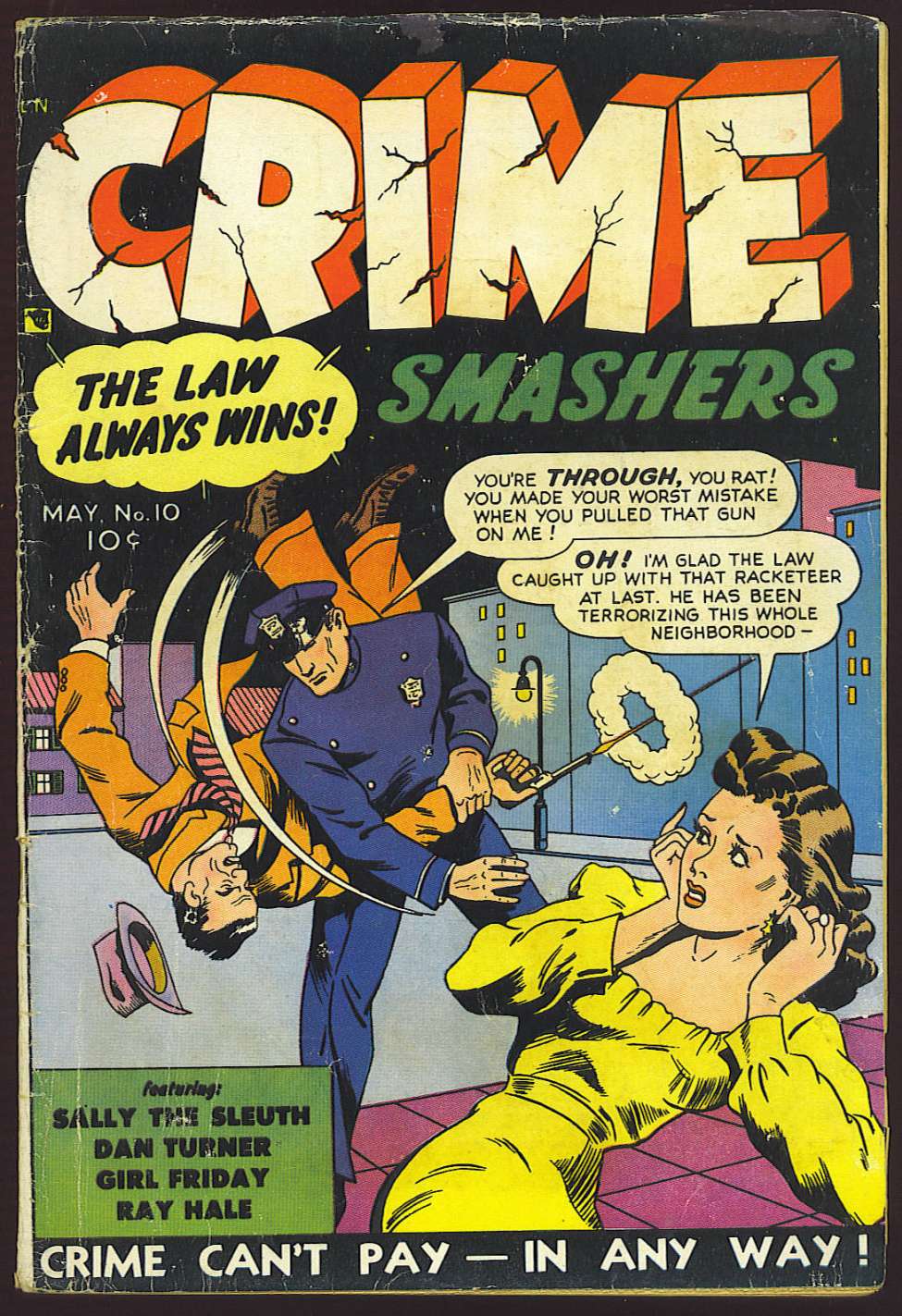 Comic Book Cover For Crime Smashers 10