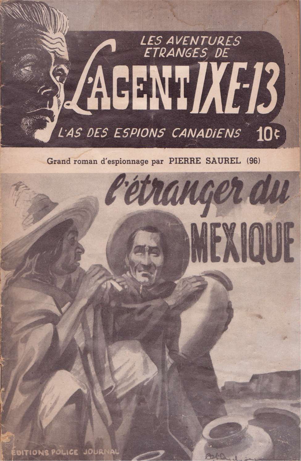 Book Cover For L'Agent IXE-13 v2 96 - L'étranger du Mexique