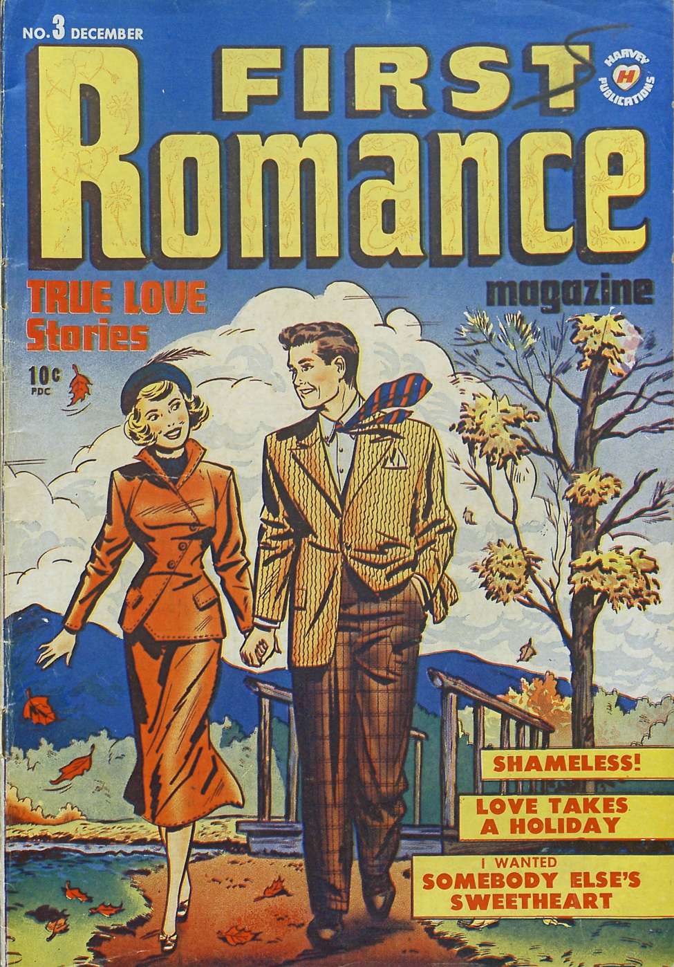 Comic Book Cover For First Romance Magazine 3