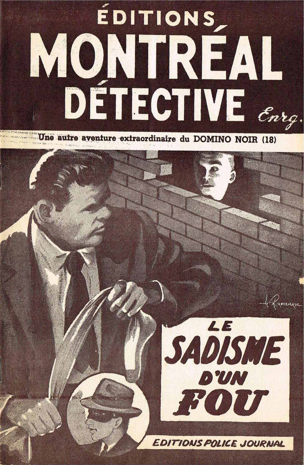 Book Cover For Domino Noir v2 18 - Le sadisme d'un fou