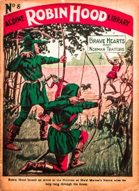 Large Thumbnail For Aldine Robin Hood Library 8 - Brave hearts and Norman traitors