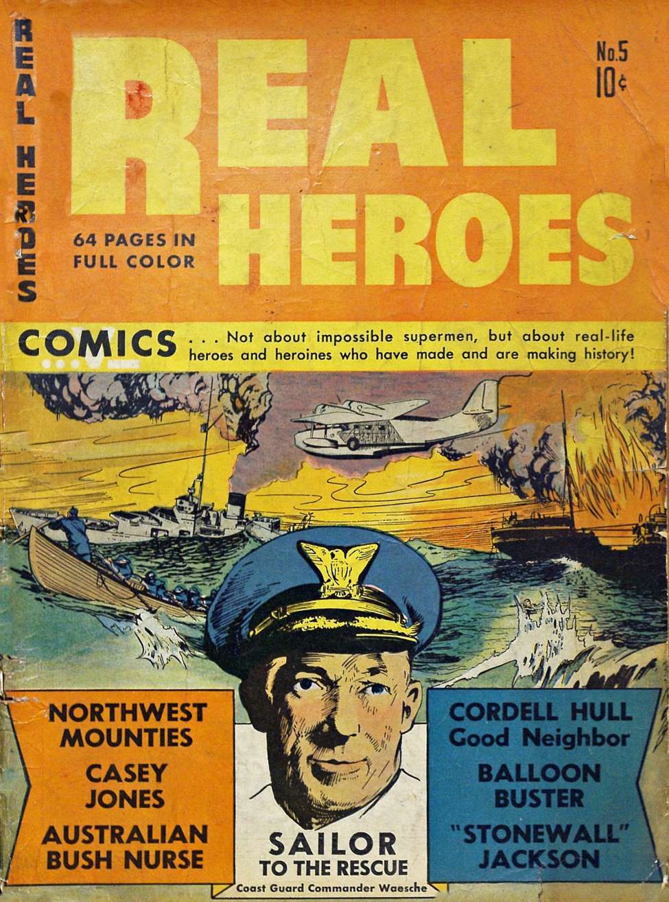 Comic Book Cover For Real Heroes 5