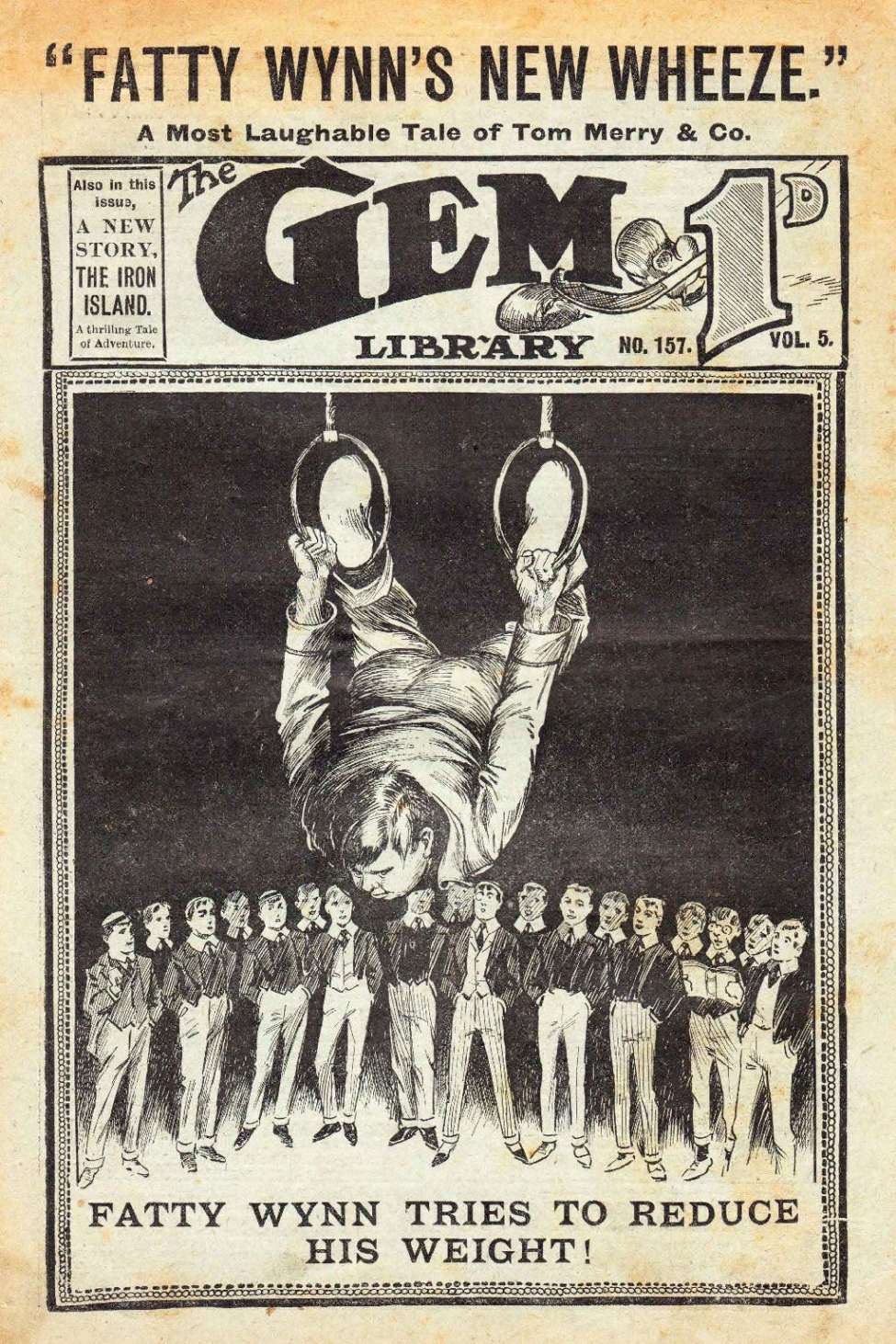 Comic Book Cover For The Gem v2 157 - Fatty Wynn’s New Wheeze