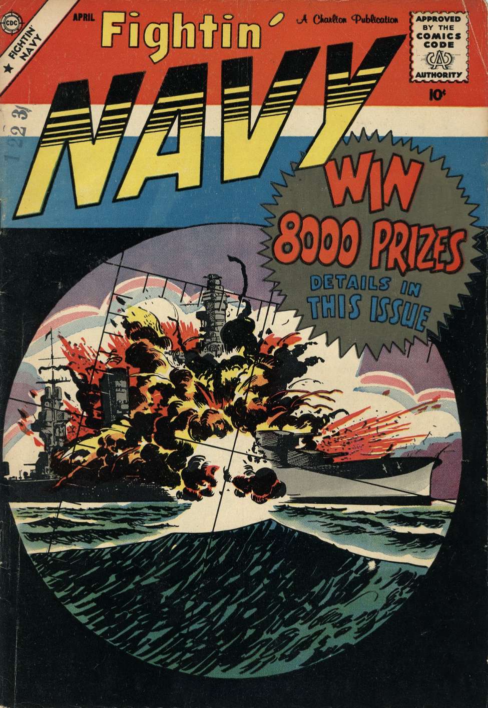 Comic Book Cover For Fightin' Navy 86