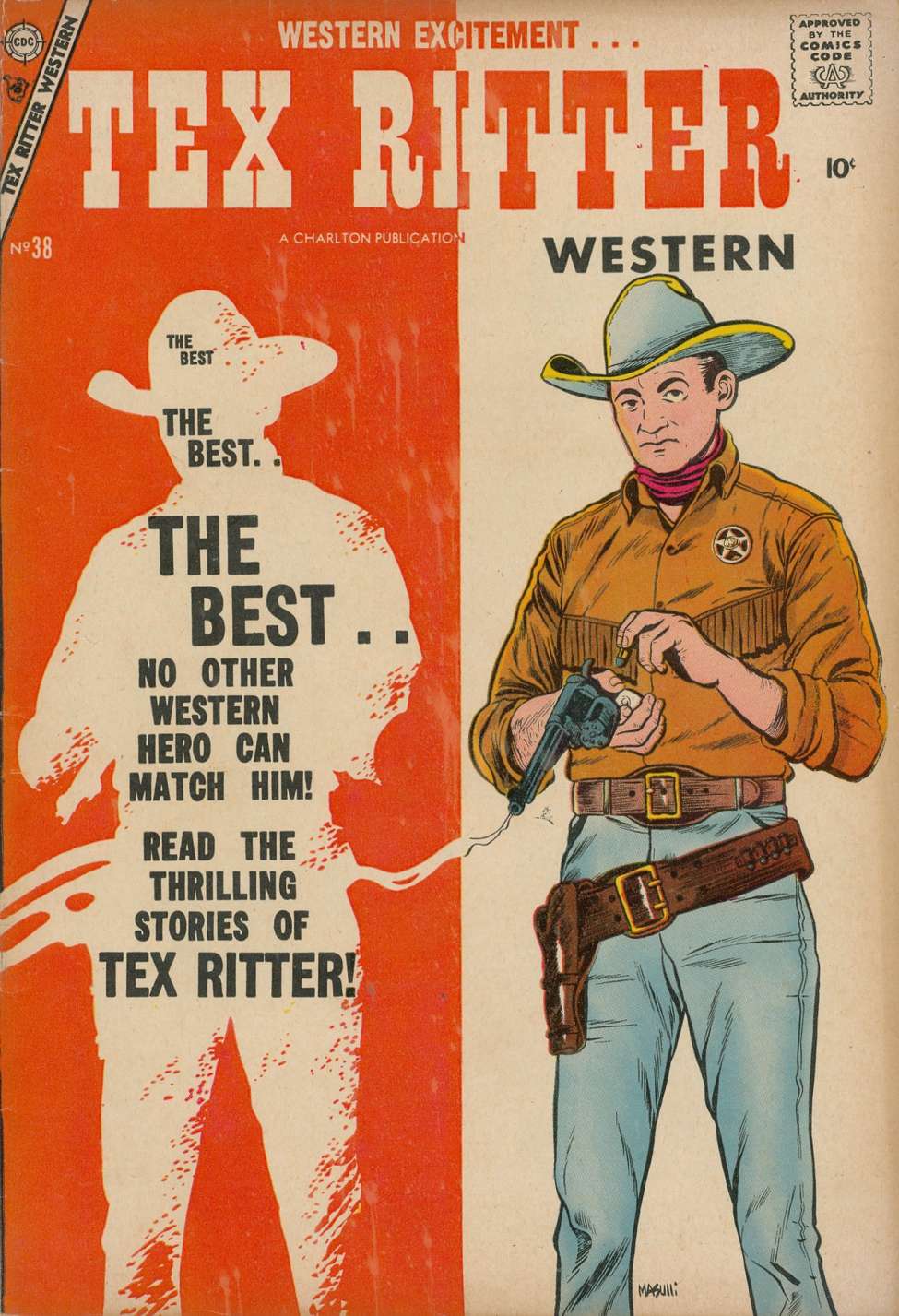 Comic Book Cover For Tex Ritter Western 38