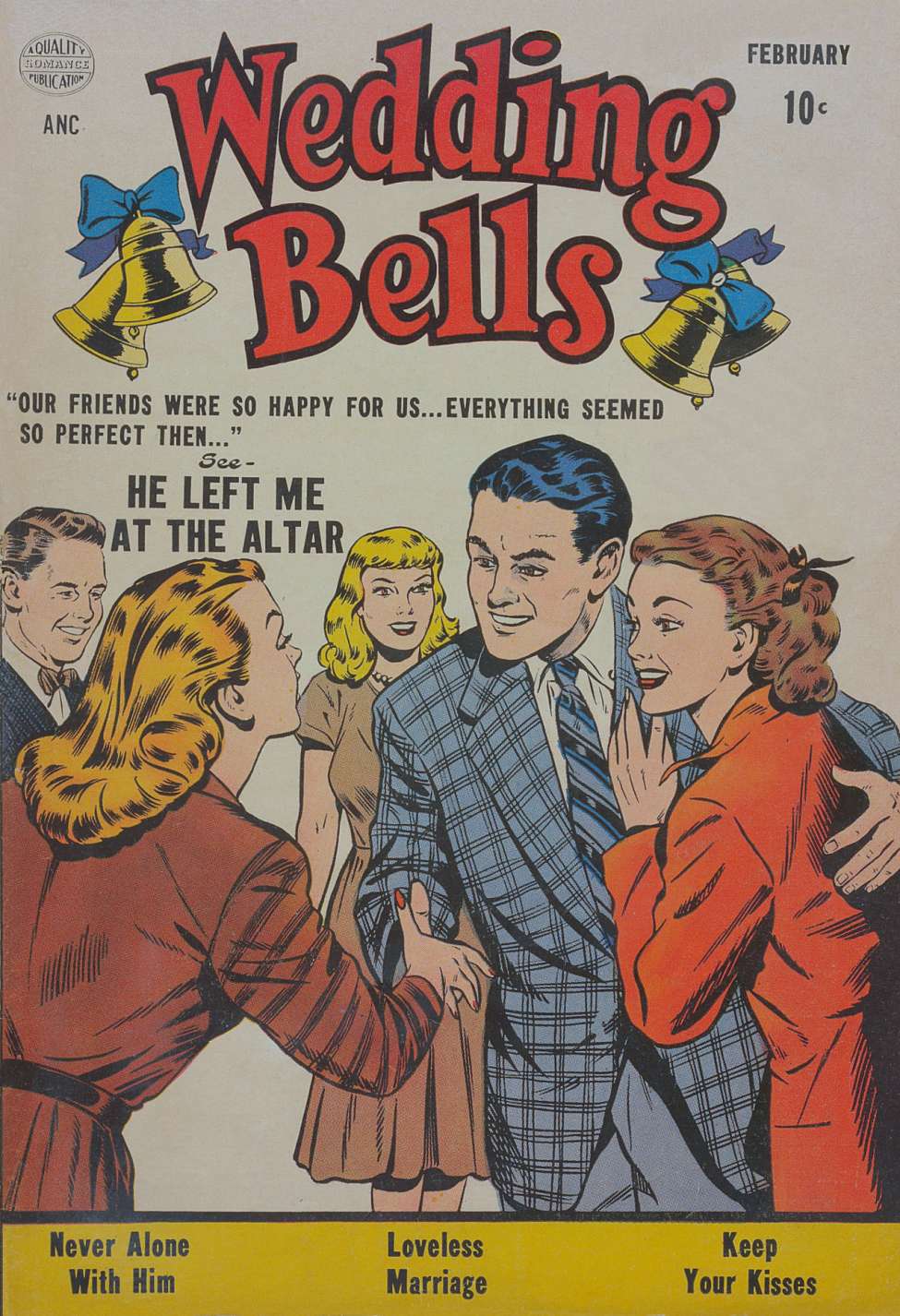Comic Book Cover For Wedding Bells 1
