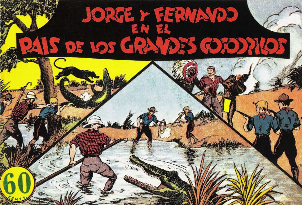 Book Cover For Jorge y Fernando 15 - En el país de los grandes cocodrilos