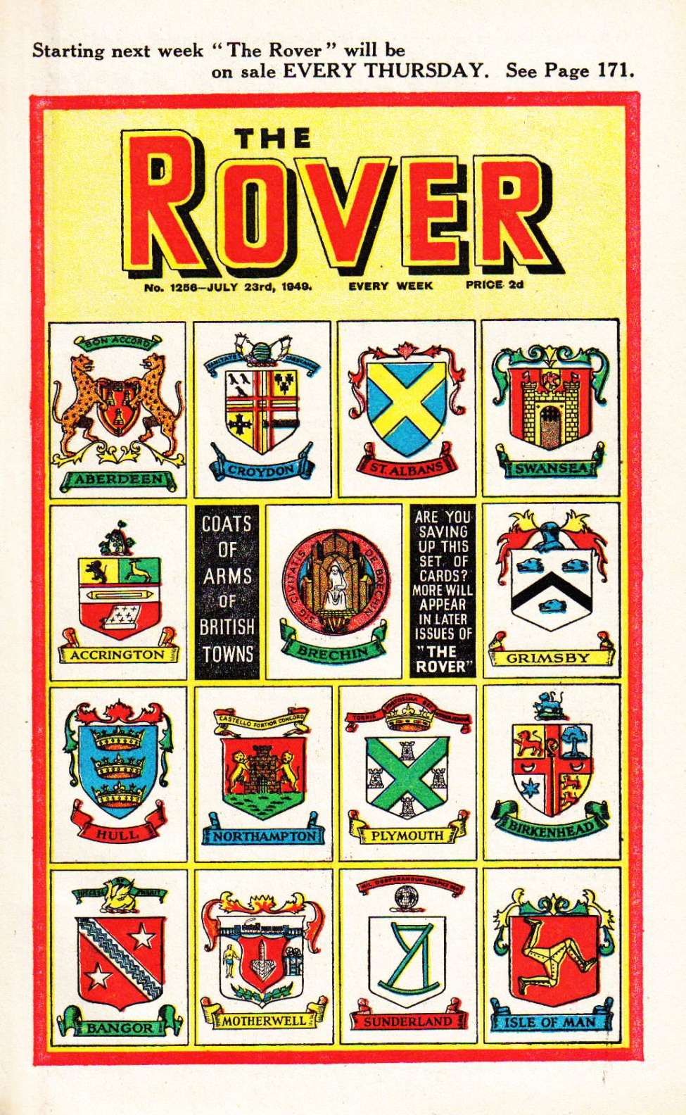 Book Cover For The Rover 1256