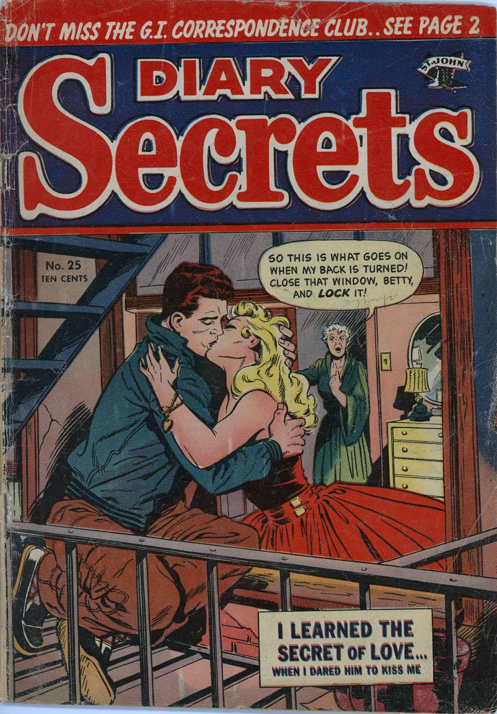 Comic Book Cover For Diary Secrets 25