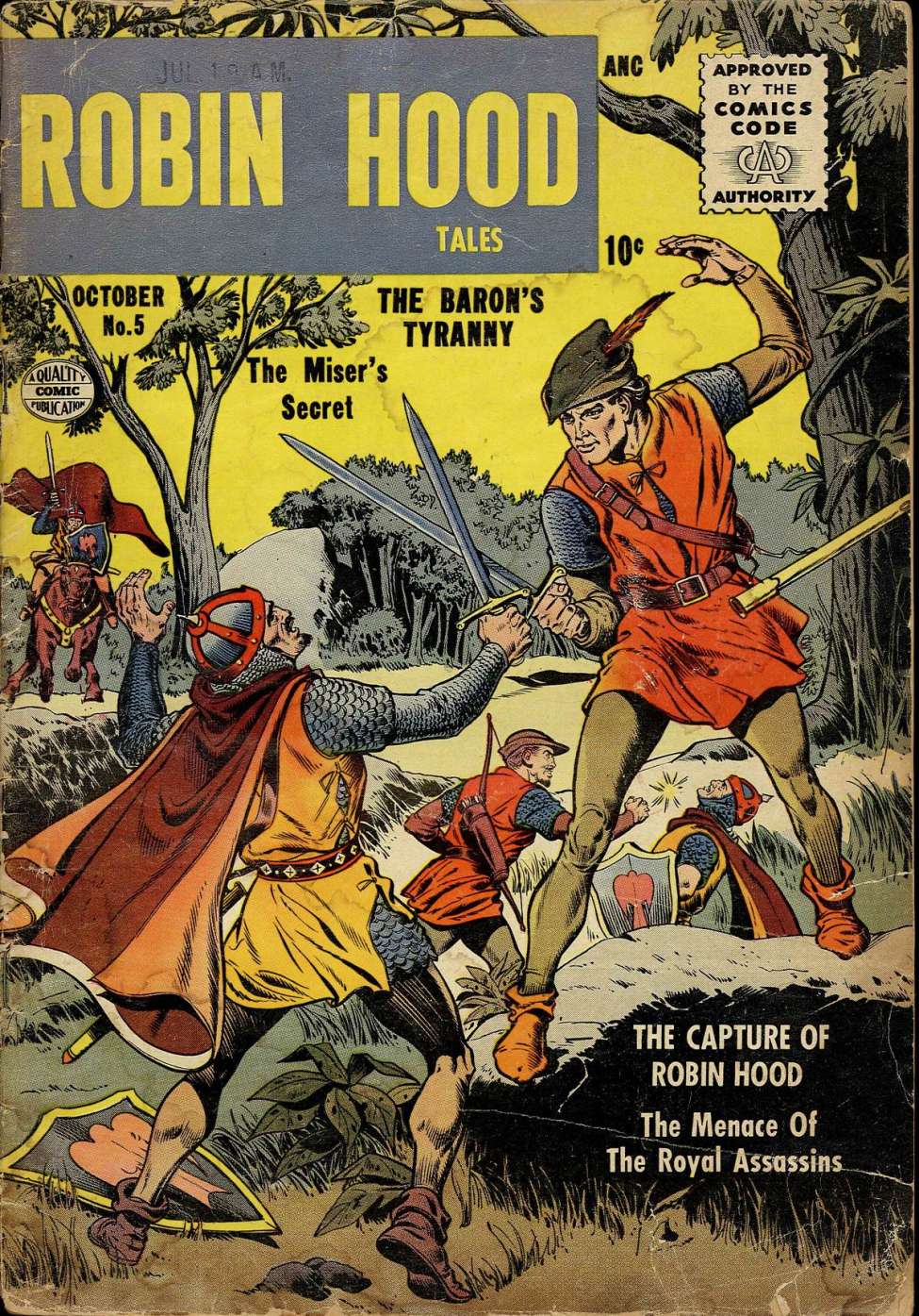 Comic Book Cover For Robin Hood Tales 5
