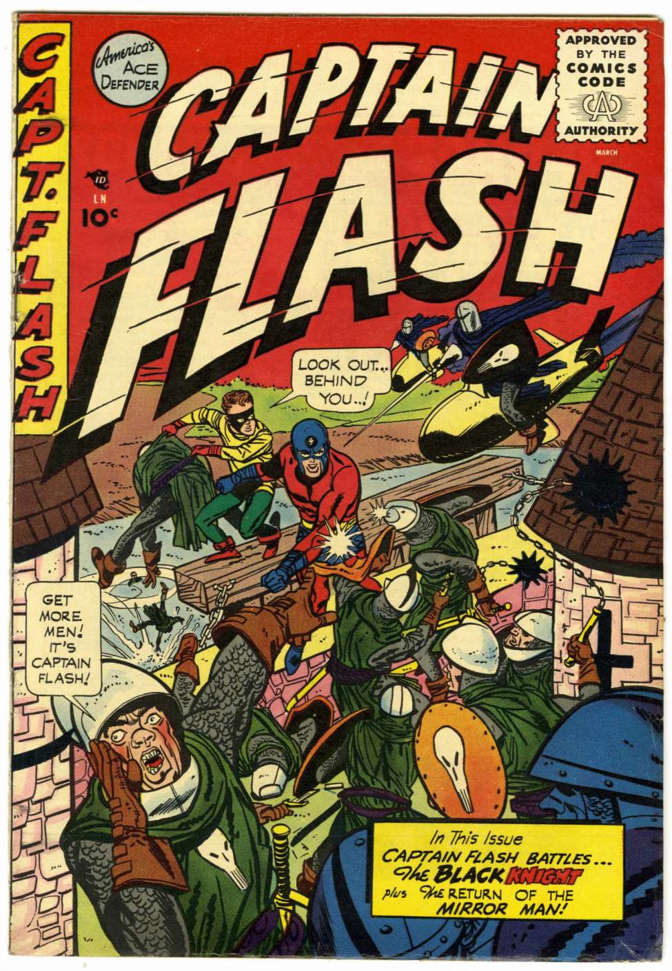 Comic Book Cover For Captain Flash 2