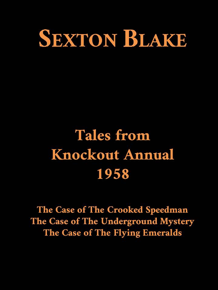 Book Cover For Sexton Blake - Tales from Knockout Annual 1958
